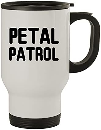 Molandra Products Petal Patrol - Пътна Чаша от Неръждаема Стомана с тегло 14 грама, Сребриста