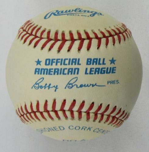 Фил Линц Подписа Автограф Rawlings Baseball B115 - Бейзболни Топки с Автографи