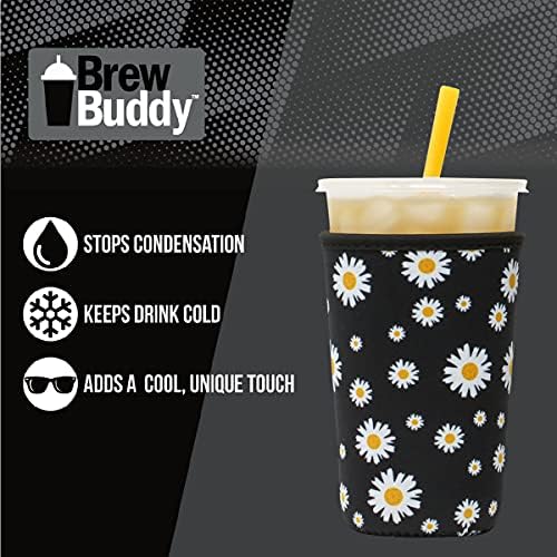 Изолиран ръкав за кафе с лед Brew Buddy - Титуляр-изолатор Sok за студени напитки, Неопреновый чорап за чаши - Съвместим