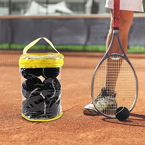 Тенис Топки GKK 12 Опаковки, Здрави Топки за Тенис Под Налягане, Жълти, Пухкава Спортни Тенис Топки, Спортни Топки за