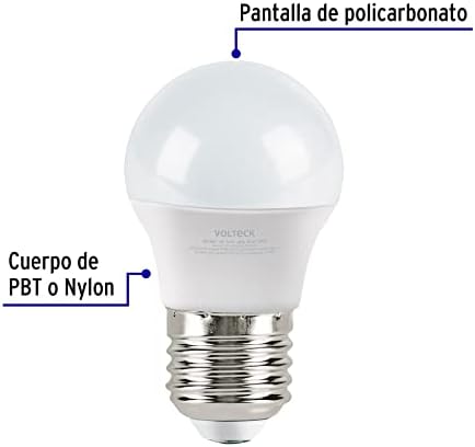 Led лампа Volteck Basic LED-40CB A19 Мощност 6 Вата топла светлина