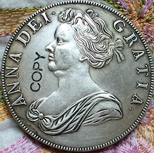 1706 Англия Копирни Монети 1 Корона за Домашен интериор на Офис