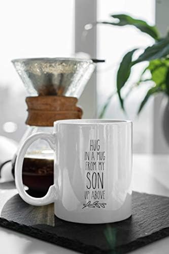 Creator's Cove Смъртта на сина кафе - това е обгърнат в чаша-чаша паметник на скръб, Тежка загуба скорбящий за загубата на детето си съпричастност към небето погребална съ?