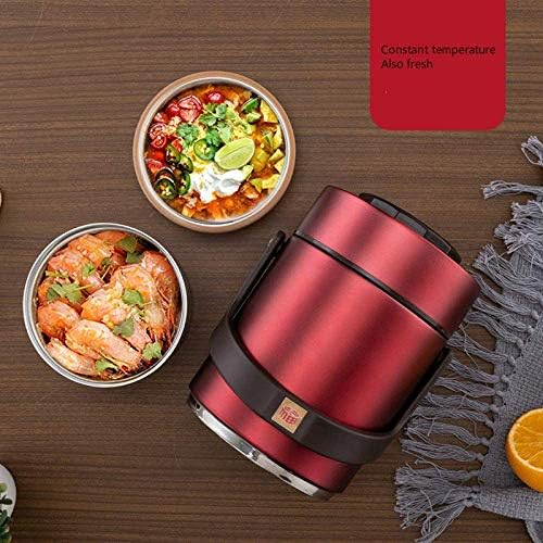 Преносим Обяд-Бокс с Вакуумна Изолация от Неръждаема Стомана Bento Box Jar Контейнер За Съхранение на храна 1,5 л/2.0