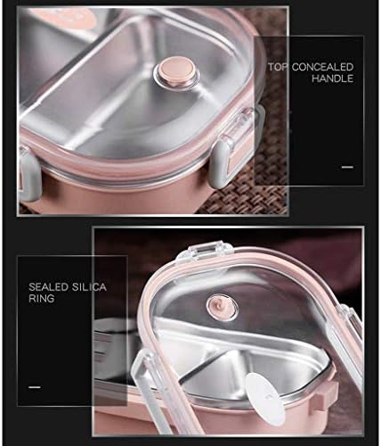 Фланец Обяд-Бокс GPPZM от Неръждаема Стомана, Изолиран Bento Box | Термоконтейнер за хранене с Изолирани Пакет за Обяд