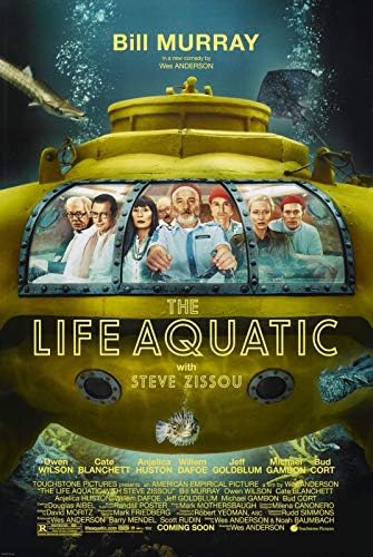 72636 Водна живот със Стив Зиссу Филм Декор на Стената 36x24 Печат на Плакат