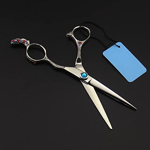 Ножица за подстригване на коса, 6 инча Професионални Япония 440c Ретро феникс комплект ножици за коса филировочные фризьорски