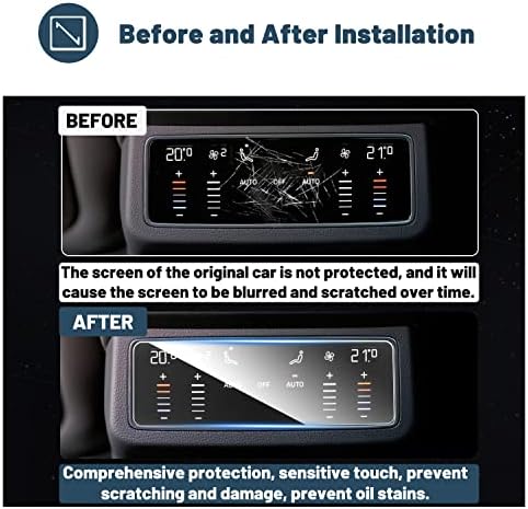 Защитно фолио Ruiya за 2020 + Audi Q7 10.1 In MMI Информационно-развлекателен Сензорен екран Аксесоари за Audi Q7 от