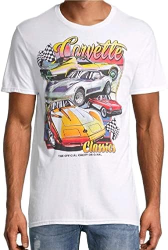 Мъжки t-shirt Corvette в стил Акварел Corvette Classics с Графичен принтом
