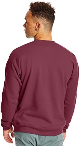 Hanes EcoSmart мек вълнен плат Пуловер от Памучна смес, Hoody с кръгло деколте за мъже