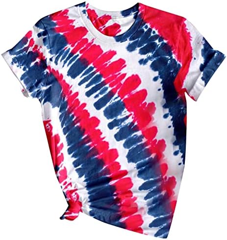 Женска Тениска Дамски Тениски С Къс Ръкав И Кръгло деколте, Свободно Намаляване на Летните Ежедневни Дамски Блузи Риза
