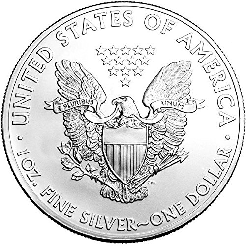 2005-1 Унция Американски Сребърен Орел с нисък фиксиран лихвен процент за доставка. 999 тънки сребърни долара, без да