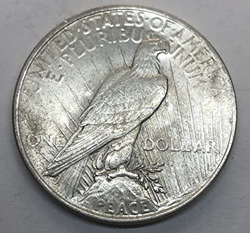 1924 P Сребърен Долар на Света Dollar AU Състояние на Малки части