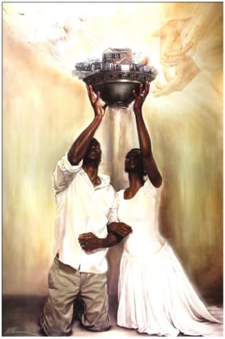 Give It All to God автор: WAK Кевин А. Уилямс е афро-американец с Черен Принтом 24x36