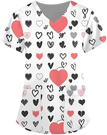 Дамски Летни Блузи, ризи, Свети Валентин, дамски тениски с графичен Дизайн, Модни Дрехи, Подаръци за Свети Валентин за