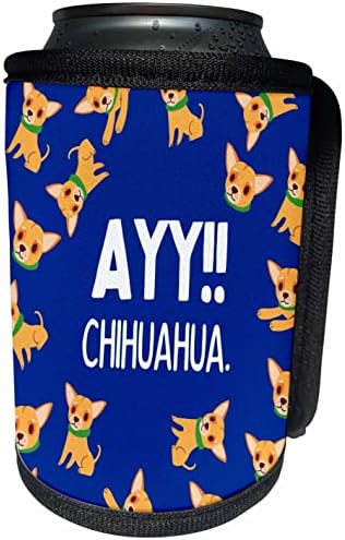 3D Опаковка за шише-охладител с шарени кучета чихуахуа Hooman с шарени Ayy (cc-360501-1)