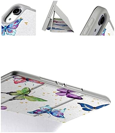 Калъф Бътерфлай за iPad Air 4-ти / 5-то поколение, Трикуспидалната Калъф-поставка с защитно фолио за екрана, Автоматичен