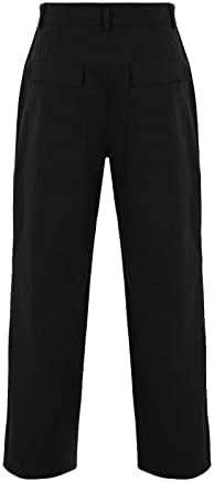 MIASHUI Work for Men Мъжки Панталони Разтеглив бързо съхнещи Леки Външни Панталони С джоб, Подходящ за Отдих, Вратовръзка