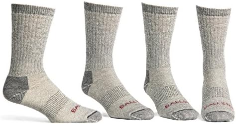 Леки туристически чорапи Ballston от 81% мериносова вълна за екипажа - 4 на Двойки за мъже и жени