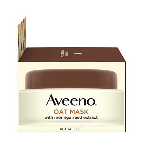 Овесена маска за лице Aveeno с детоксифицирующим екстракт от семена на Моринги и антиоксидант витамин е, за премахване