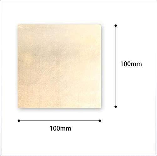 NIANXINN Метална Тонколистовая фолио табела Мед метален лист Фолио табела 0,8 мм x 100 X 100 мм, Нарязани листове медна