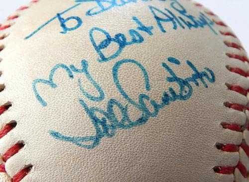 Автограф Джо Самбито с автограф Футболист - Бейзболни топки с автограф