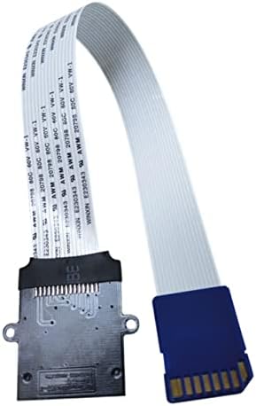 SOLUSTRE удължителен кабел Адаптер Ffc Мед PVC Бяла Карта с Памет