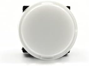 Серия TS27 Бял + Прозрачна Капачка 15 мм Кръгъл Миг премина такт натискане на бутона SPST PCB - (Цвят: бял светодиод)