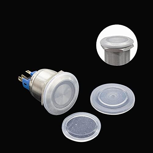 2 елемента 12 мм и 16 мм 19 мм, 22 мм, 25 мм и метален бутон за включване кръгла водоустойчив капак прозрачен силикагелевый
