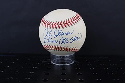Автограф Ела Оливър (All Star) в бейзбола Auto PSA/DNA AL88516 - Бейзболни топки с автографи