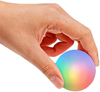 плажна топка с активирането на удара blinkee Многоцветен LED за гандбола или ракетбола | Размер на 1,5 инча | 1 единица